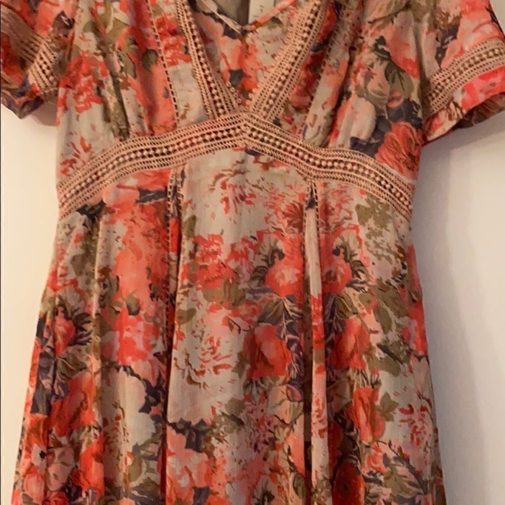 ANTHROPOLOGIE RANNA JILL BOUQUET DRESS - Picture 5 of 7